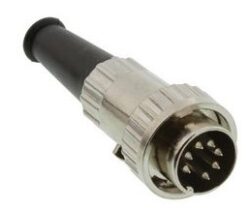 DIN Connector: 71430-070/0800 - PrehKeyTec: DIN Connector: 71430-070/0800  DIN Audio/Video Conn.8pin, Plug, Cable